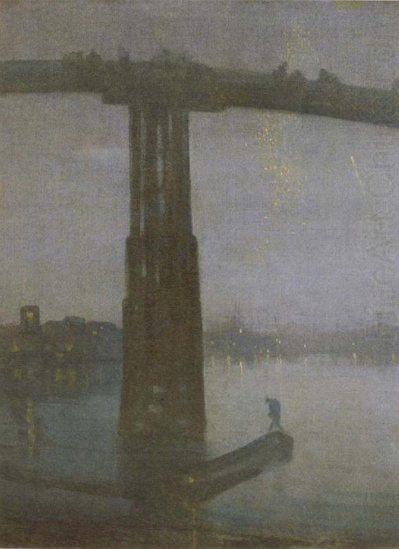 James Abbott McNeil Whistler Nocturne in Blue and Gold china oil painting image